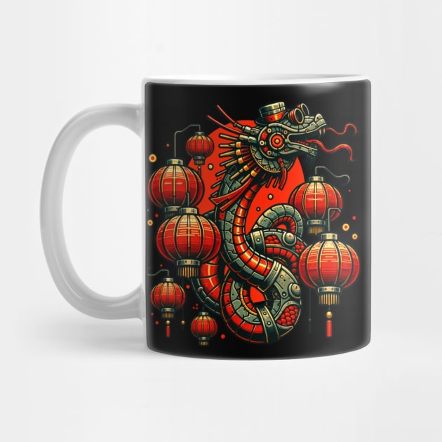 Steampunk Chinese New Year Snake by HolidayBug